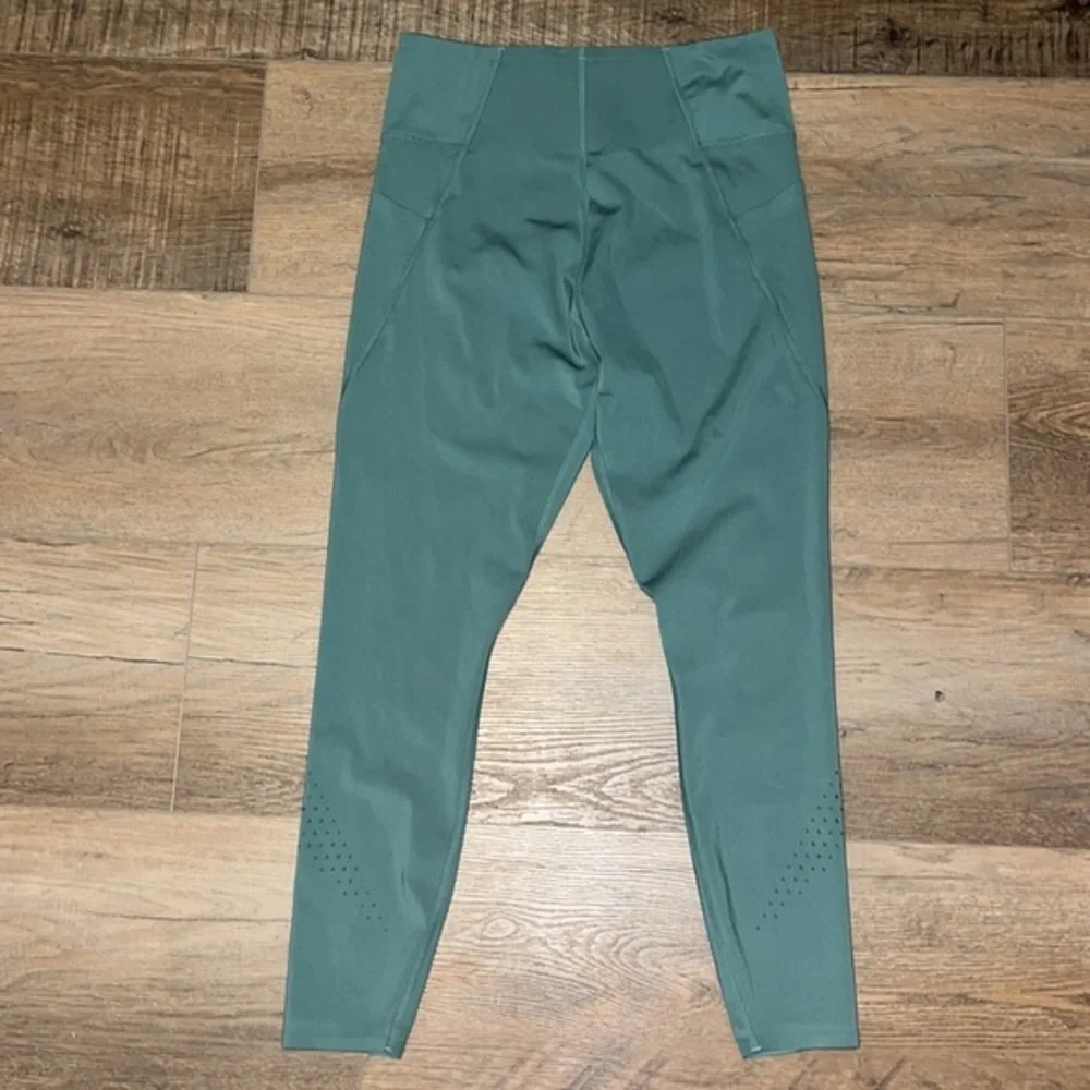 Puma HR Training Green Leggings with pockets Medium - Picture 3 of 8